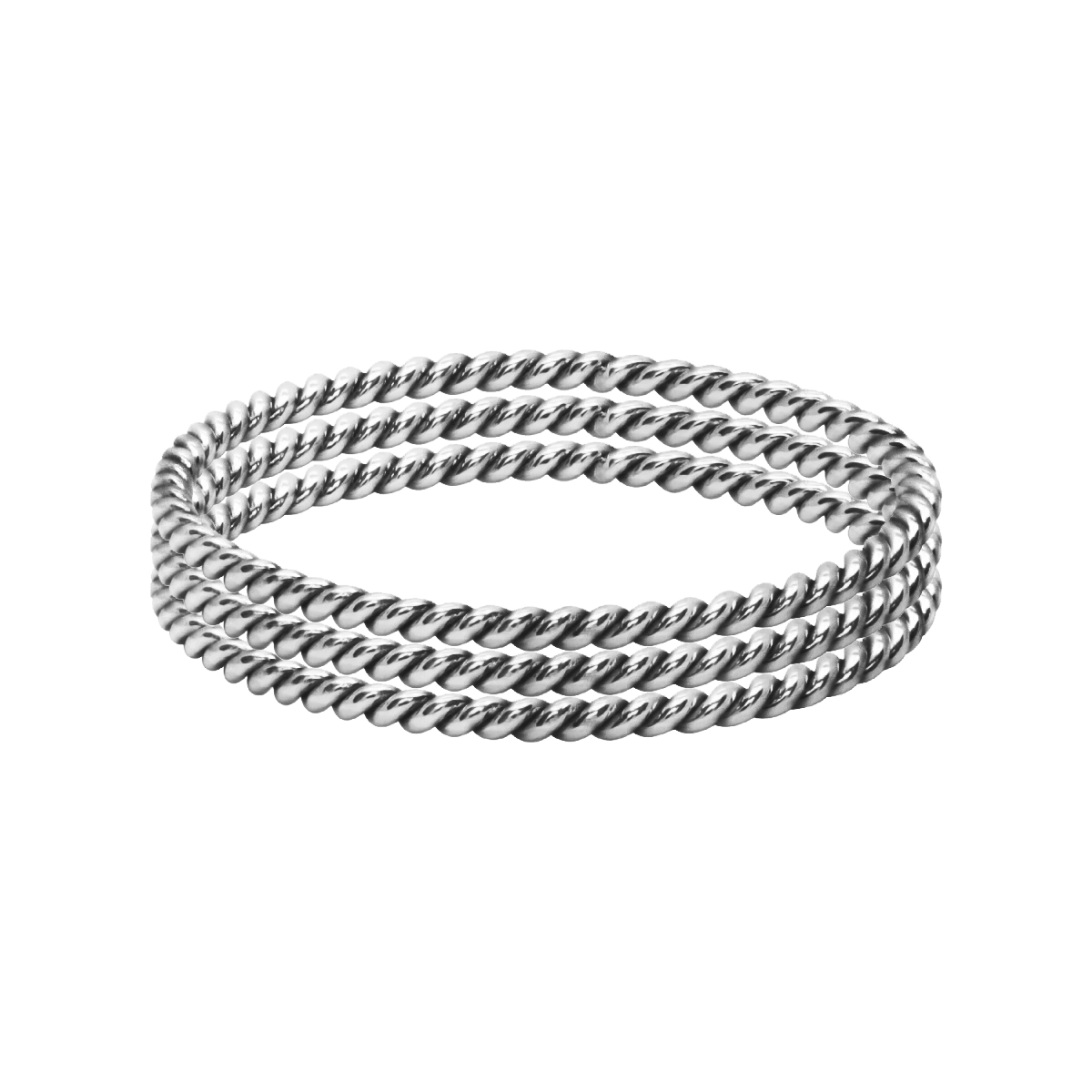 Twisted Rope Ring Stack | Static Jewellery